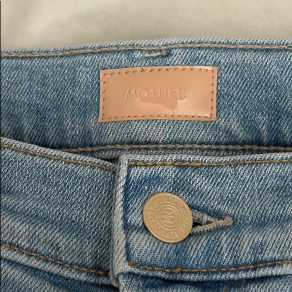 MOTHER Women's Light Blue Ankle Jeans - Picture 5 of 13